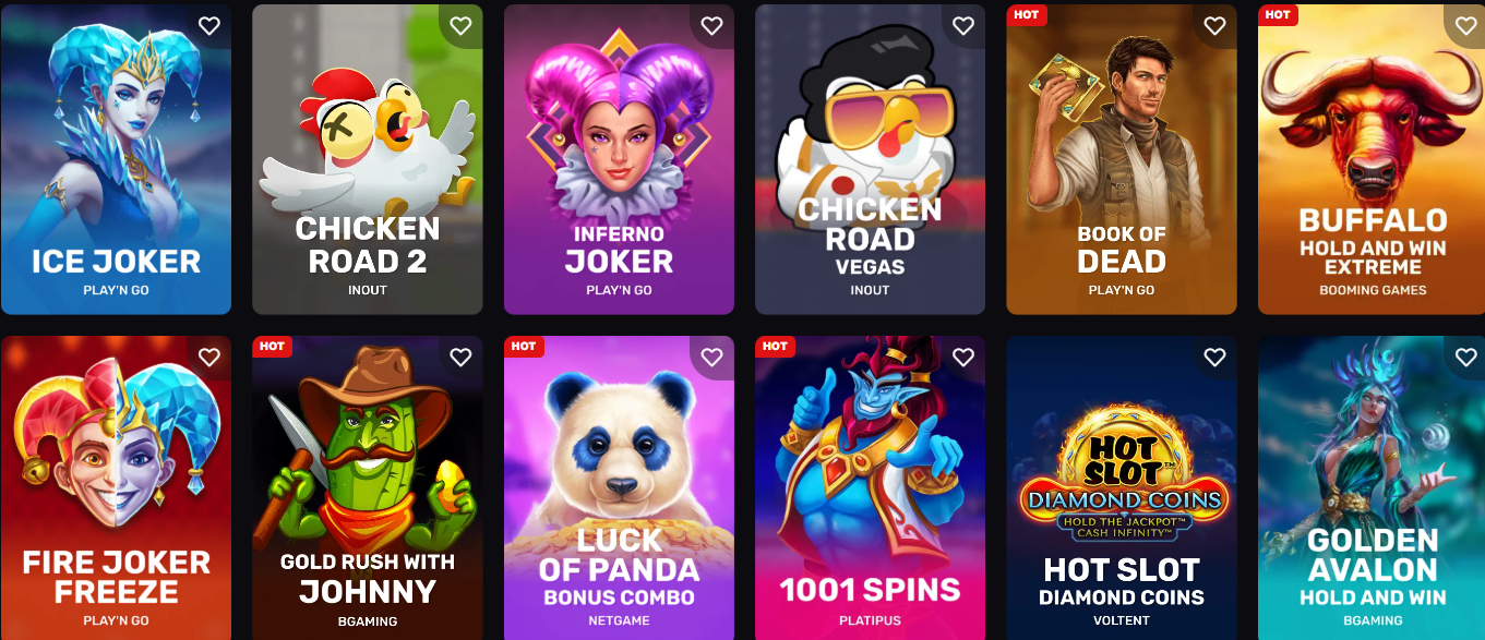 SkyCrown Casino - Featured Slots
